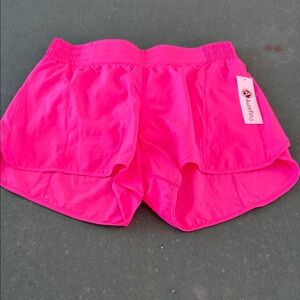 Women's Vibrant Pink Athletic Shorts